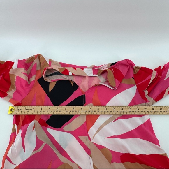 Scarpa Pink tropical beachy dress size S - Picture 7 of 8